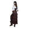 Hengzhifeng Women Steampunk Pirate High-Low Lace Skirt (M,White)