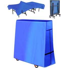 OUTTDID Outdoor Ping Pong Table Cover, 600D Waterproof Sunproof Indoor & Outdoor Fits Universal Folding Tables and Flat 9x5 FT Tables Tennis