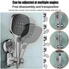Adjustable Suction Cup Shower Head Holder – Wall Mounted Suction