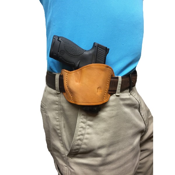 Leather Gun Holster fits The Hi-Point C-9,CF-380,9mm,45 and 40