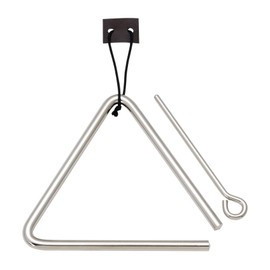 Kikutani T-15 Triangle 5.9 inches (15 cm) with Hitting Rod and Hanging Leather