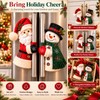 Christmas Refrigerator Handle Covers for Holiday Decorating – Plush Santa