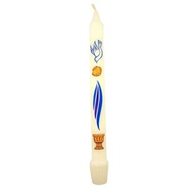 First Light Baptismal Candle for Boys or Girls, 9 1/4 inches