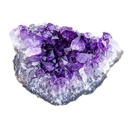 GEHECRST Natural Raw Amethyst Quartz Geode Cluster, Reiki Healing Crystals Stone Amethyst Rock Druzy Gemstone for Collection, Decoration, Specimen, Witchcraft | 0.22-0.44 lb