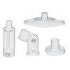 Iron Mounts White - 5 Pack Lot - Universal Wall