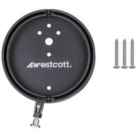 Westcott Float Wall Mount Speedring by Lindsay Adler - Store and Organize Softboxes, Light Modifiers, and Reflectors in Photo Studios (Elinchrom)