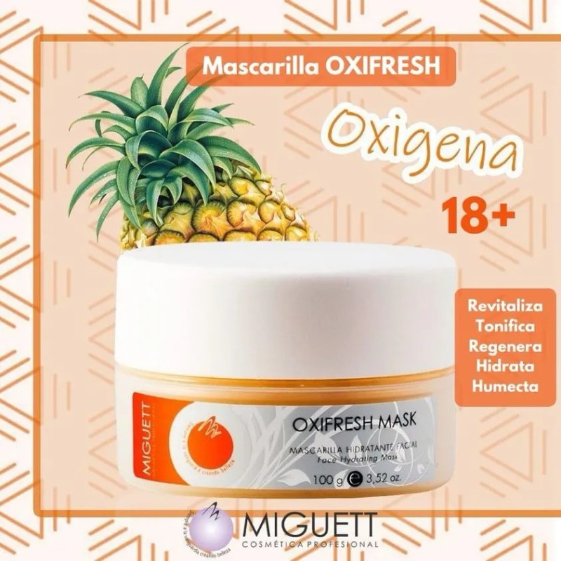 Mascarilla Facial Oxifresh 100g Miguett