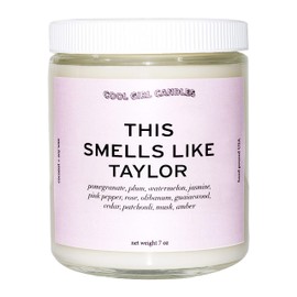 Cool Girl Candles | This Smells Like Taylor Swift Scented Candle | All Natural Coconut Soy Wax | The Best Strong Scented Candles for Home Fragrance | Clean Burning | Funny Gifts | 8.5 fl oz