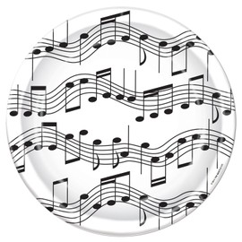 Musical Note Plates (8/Pkg)