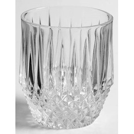 Double Old Fashioned Fostoria Stratton Clear 3-7/8" Heavy Barware Glass (Discontinued 1982)