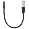 ASHATA 3.5MM Hembra a XLR Hembra Aleación de Zinc 3.5MM