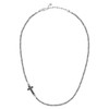 Morellato Cross SKR61 Men's Necklace Steel Black IP, Alloy Steel