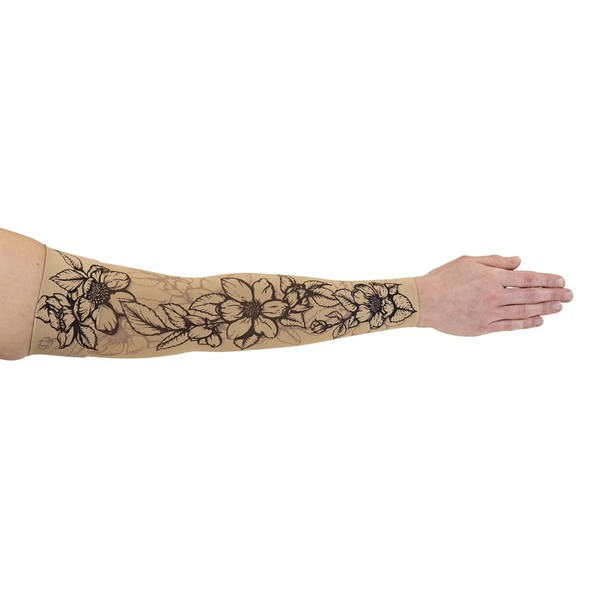 Lymphedivas Carolina Beige Arm Sleeve (Long 30-40mmHg Medium)