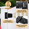 8 Pack Heavy Duty Gate Hinges 3.5 inch Extra Thick
