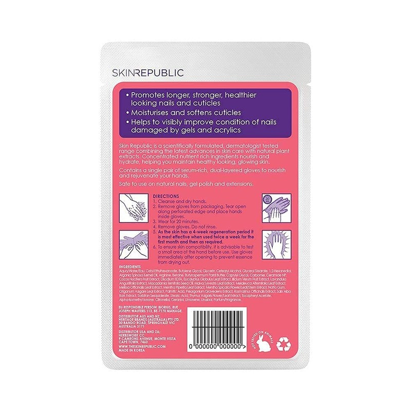 Skin Republic Nail + Cuticle Hand Mask 18g