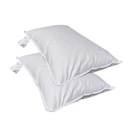 2 x Hofmann's Pillow 40 x 60 cm 150 g Down Pillow 100% New Down Cuddly Pillow Natural Product No Live Plucking Washable