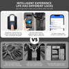 Fingerprint Padlock IP67 Water Resistant APP Control Smart Pad Lock