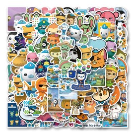 114Pcs Cute Cartoon Stickers, Aesthetic Vinyl Waterproof Sticker Decals for Water Bottle,Skateboard,Laptop,Journal,Phone,Scrapbooking,Bumper for Kids Teens Adults