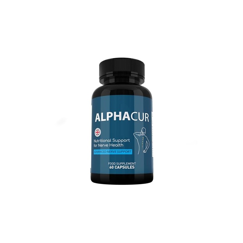 ALPHACUR Advanced Nerve Support Supplement – Marine Collagen, Vitamin C