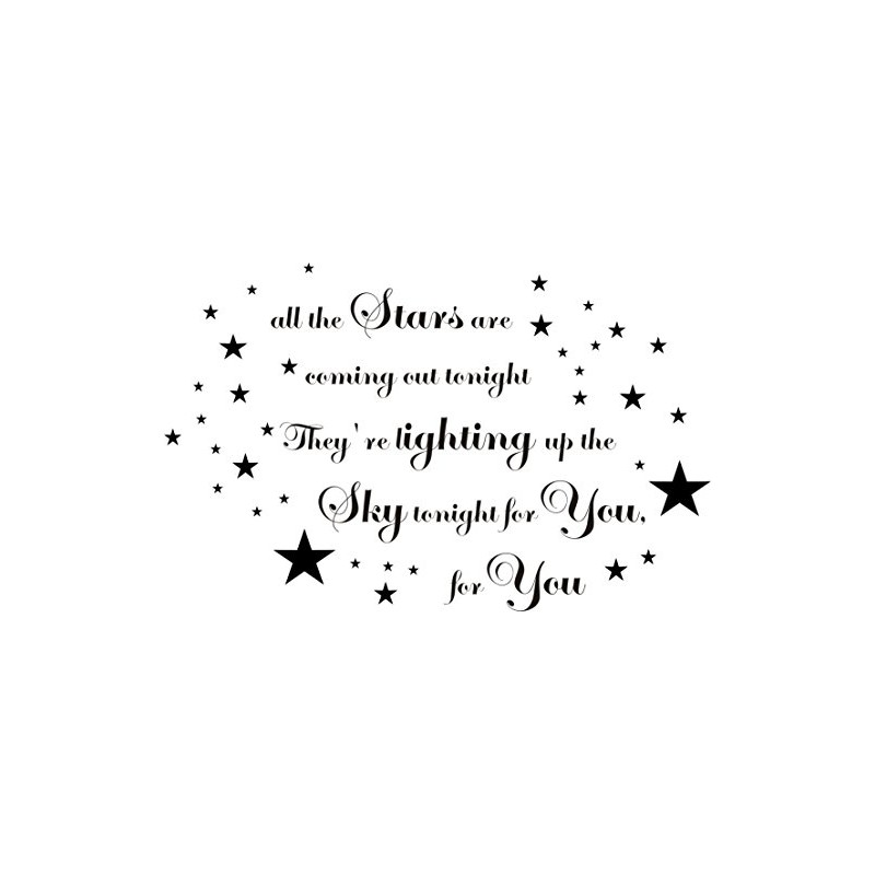 FSSS Ltd Wall art sticker vinyl quote take that lyrics