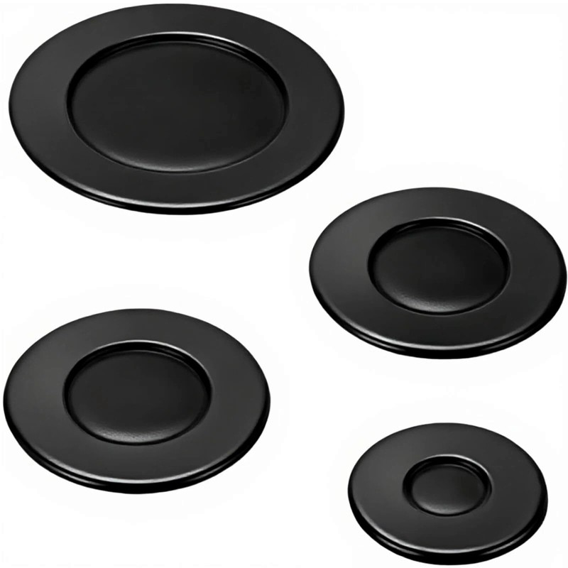 4-Piece set of gas stove burner cover, Suitable for gas