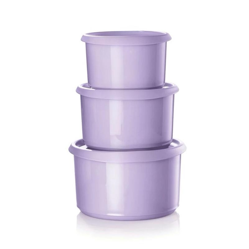 One Touch Canister 3 Piece Set Airtight Container Kitchen Storage