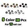 MiforKarrs 1/64 Wheels & Tires,1:64 Scale Cars, Te37sl,6-Spoke Rubber Tire