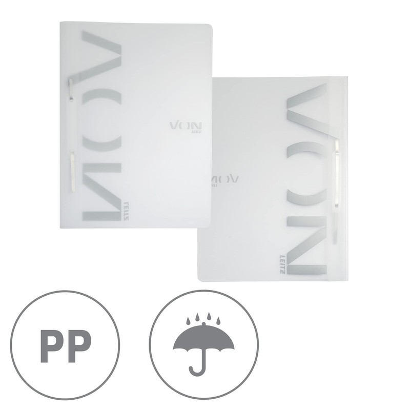 VON Leitz 46790001 Pack of 10 A4 File Folders, Polypropylene