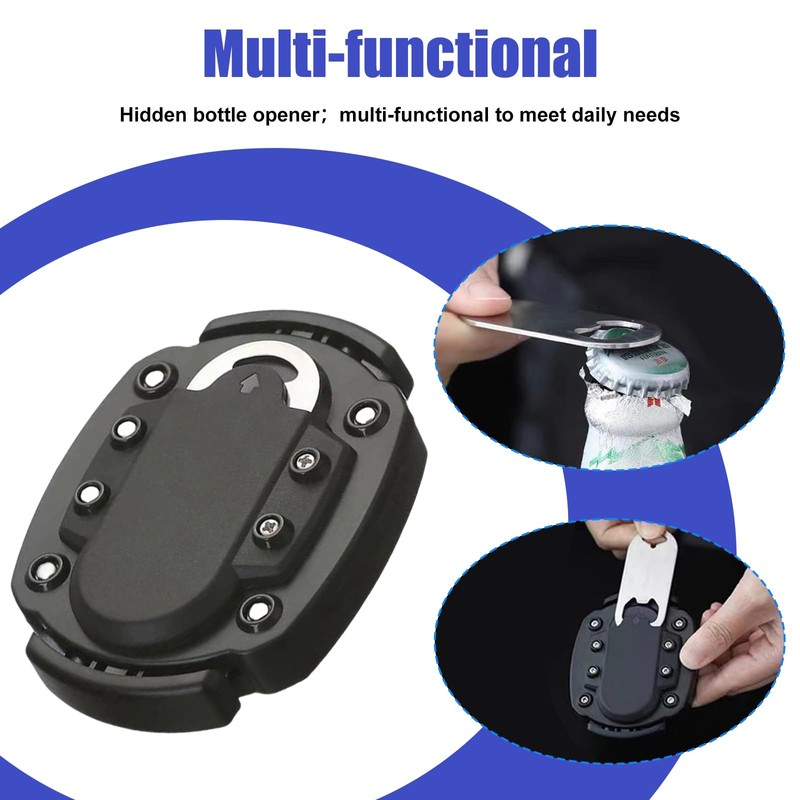 VBSYUYQ Manual Can Opener with Bottle Opener Black Handheld Kitchen