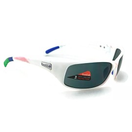 Bolle New Bolle RECOIL Sunglasses | Matte White Blue / TNS (True Neutral Smoke) Lens