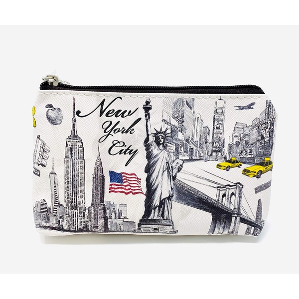 Girls & Women Fashion Cute New York Souvenir Zipper pouch