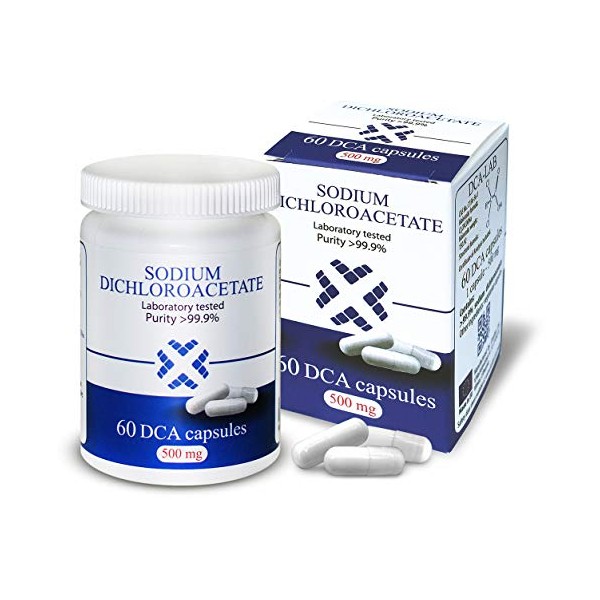 DCA - Sodium Dichloroacetate 500mg - Purity >99.9%, Made in