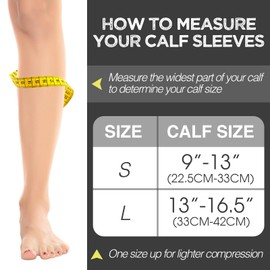 Panitay 4 Pairs Leg Sleeves to Accompany Socks Calf Compression for Soccer, Football, Basketball, Match Your Team Kit (Black,Small)