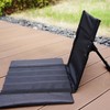 Extra large folding camping backrest with cup holder,Lightweight portable outdoor
