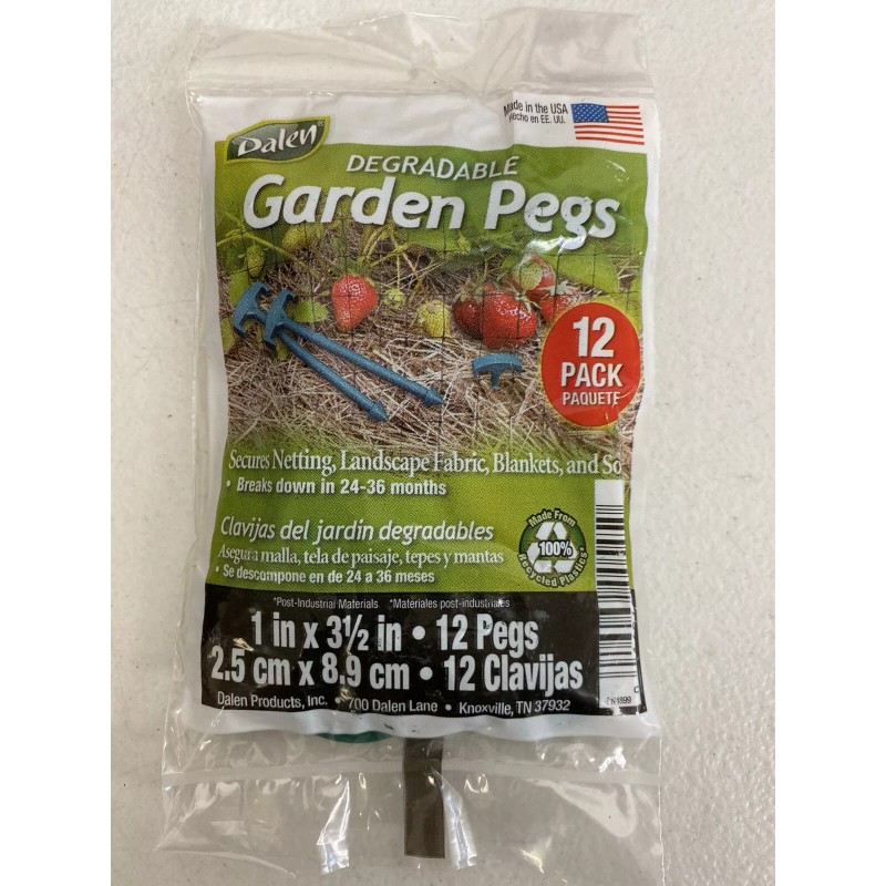 Dalen Degradable Garden Pegs 12 Pack