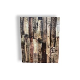 HEIRLOUM Resin Wood Look Table Top - Rustic, Outdoor All-Season Rustic Top Table Top, Natural Wood Look (24" x 24")