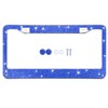 TZARROT Blue Bling License Plate Frame for Women, Diamond Rhinestone