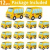24 PCS School Bus Party Treat Boxes Back to School