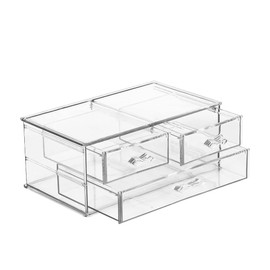 Jolie Max Makeup Organizer Storage Drawers. Acrylic Jewellery Cosmetic Storage Box with Drawers.