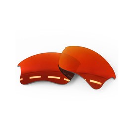 Forobb 1.8MM Polarized Replacement Lenses & Rubber Kits for Oakley Flak 2.0 XL OO9188 Sunglasses - Torch Red - Polycarbonate Polarized