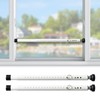 Window Security Bars, 18"-51" Adjustable Window Bars Security Inside, Burglar