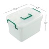 DynkoNA Caja de PláStico con Tapa y Asa, 1 Paquete,