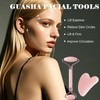 5-teiliges Gesichtsbürsten-Set mit Lymphdrainage, trockene Bürste mit Naturborsten, Roller und