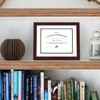 Golden State Art, 11x14 Diploma Frame - Mahogany Solid Wood