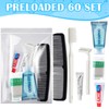 Ziliny 60 Set Travel Convenience Toiletry Kit Bulk Basic Toiletry