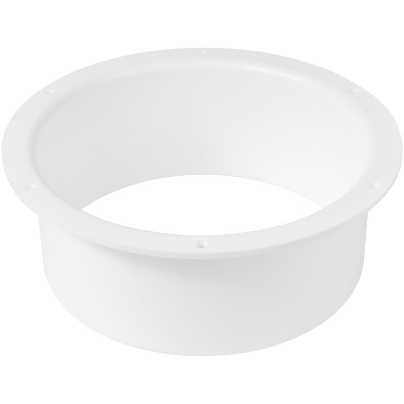 HVAC OV Plastic 6 Inch Duct Connector Flange – Male