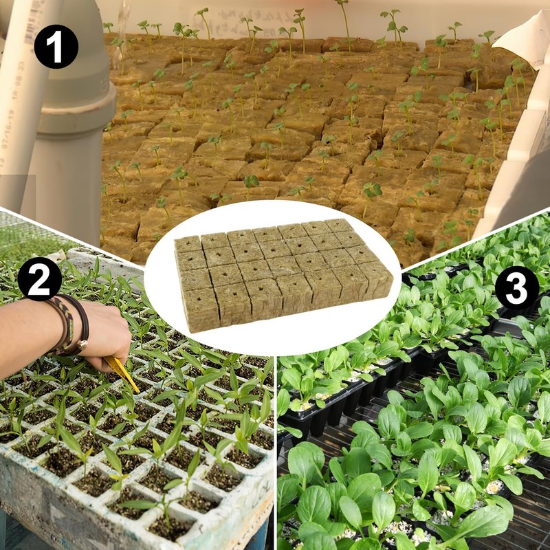 Nuyoah Rock Wool Cultivation Cubes Hydroponics Rockwool Cube Rockwool Cube