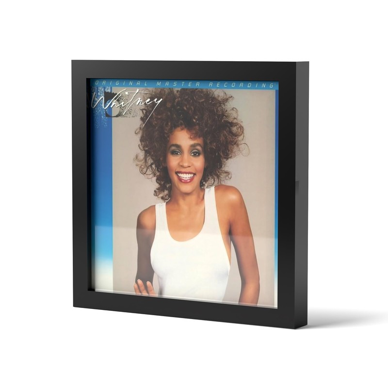 Rustic State Vinyl Record Frame with Front Cover for Album