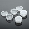 3Pcs 5 Grams Transparent Plastic Cosmetic Jars,Empty Clear Case, Mini