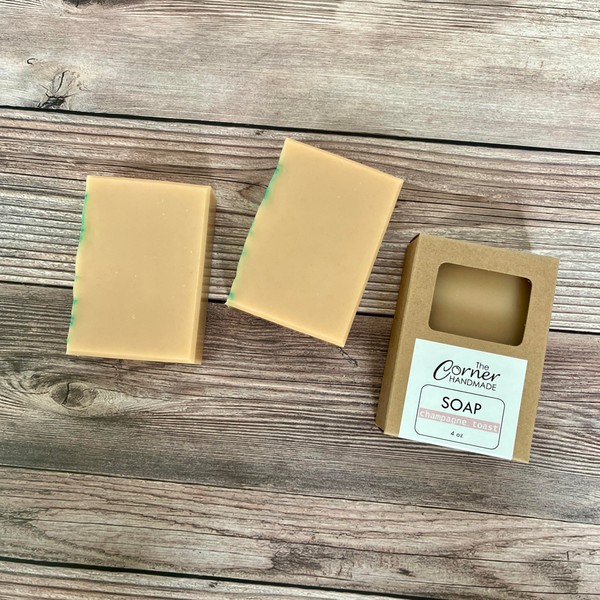 Champagne Toast Handmade Soap Bar – Pink Brazilian Clay, Luxurious